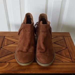 Seychelles fringe booties